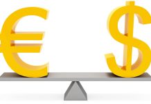 Евро упал в цене на 1,6 рубля