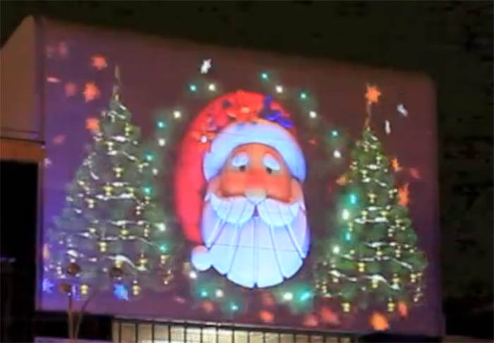 Аэрофлот поздравляет жителей Ростова-на-Дону шоу световых технологий