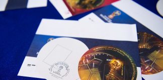 В Ростове погасили марку в честь чемпионата мира по футболу-2018