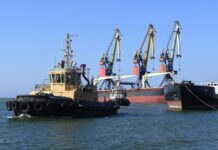 Ростовский порт свяжут с портами Бердянска и Мариуполя Первое судно вышло из возобновившего работу порта Мариуполя в Ростов-на-Дону //Фото: РИА-Новости