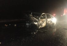 Два водителя сгорели заживо в ДТП в Ростовской области