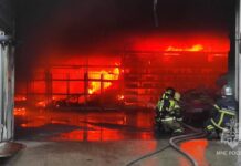 Пожар достиг снарядов