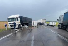 В Ростовской области в тройном ДТП с большегрузами погиб водитель