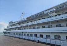 Новый причал в Таганроге принял первый круизный лайнер