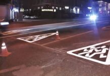 В Ростове нанесли более 90 тысяч м² разметки на дорогах