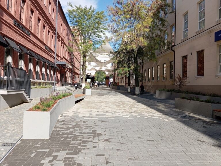 Пешеходная зона «Табачка Центр» на Газетном //Фото паблика Новости Ростова-на-Дону