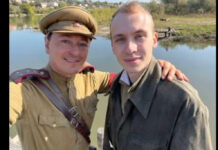 Безруков предложил построить на левом берегу Ростова кинематографический кластер Сергей Безруков на съемках фильма «Момент истины» в Ростовской области //Фото из соцсетей актера