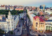 В Ростове начался масштабный ремонт центральной улицы Большой Садовой Улица Большая Садовая в Ростове-на-Дону //Фото Денис Демков