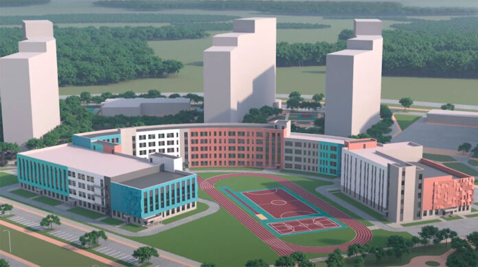 Школа в микрорайоне "Левобережье" в Ростове-на-Дону //Фото Дон-ТР