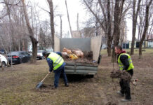 В Ростове началась весенняя уборка города