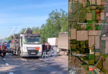 Из-за ДТП под Ростовом на М4- Дон образовалась многокилометровая пробка