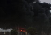 Пожар в Пролетарске вызвало падение трех украинских БПЛА