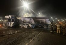 На трассе под Батайском в ДТП с фурой погибли двое авария ДТП под Батайском // фото: пресс-служба госавтоинспекция Ростовской области