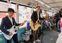 В Ростове появился музыкальный трамвай музыкальный трамвай в Ростове // фото: rostovgortrans.ru