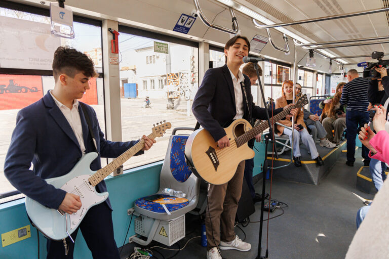 музыкальный трамвай в Ростове // фото: rostovgortrans.ru