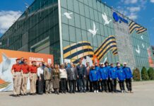 «Россети Юг» переименовали подстанцию в Ростове в честь Героя СССР Дмитрия Пескова торжественная церемония открытия памятной таблички на подстанции "Песковская" // фото: пресс-служба "Россети Юг"