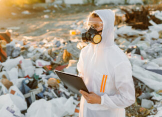 В Семикаракорском затоне обнаружили возможное загрязнение мазутом после прохождения баржи комбинезон от загрязнений // фото: Изображение от prostooleh на Freepik