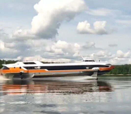 В Ростовскую область доставят второе пассажирское судно «Метеор» судно "Метеор" // фото: Скриншот видео в Telegram-канале "ЦКБ по СПК им. Р. Е. Алексеева"