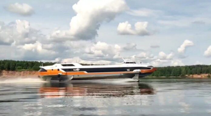 В Ростовскую область доставят второе пассажирское судно «Метеор» судно "Метеор" // фото: Скриншот видео в Telegram-канале "ЦКБ по СПК им. Р. Е. Алексеева"