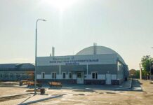 Физкультурно-оздоровительный комплекс откроется в Октябрьском районе новый ФОК в Октябрьском районе // фото: Telegram-канал Юрия Слюсаря