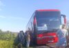 автобус Ростов - Луганск сломался в поле // фото: Городской репортер