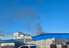 полиция на месте пожара в Шахтах // фото: пресс-служба МВД Росси по Ростовской области