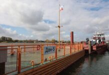 Открыли новый причал для скоростных судов в станице Романовской новый причал // фото: Telegram-канал Алены Беликовой