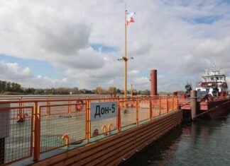 Открыли новый причал для скоростных судов в станице Романовской новый причал // фото: Telegram-канал Алены Беликовой