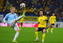 «Ростов» разгромил «Пари НН» в матче Кубка России Матч "Ростов-Пари НН" принес желто-синим победу // фото: телеграм-канал Юрия Слюсаря