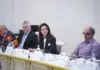Председатель Гордумы Ростова Лидия Новосельцева на встрече с главредами ростовских медиа //Фото пресс-служба Гордумы Ростова-на-Дону