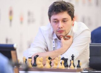 Ростовский гроссмейстер поборется за шахматную корону Андрей Есипенко // фото: Telegram-канал Александра Скрябина