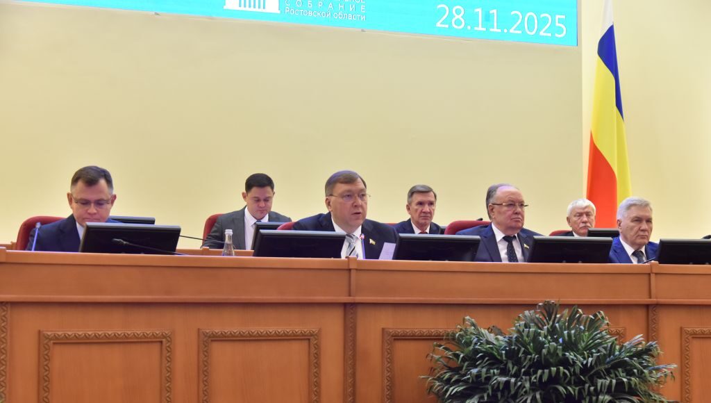 Заседание Заксобрания Ростовской области// Фото официальный сайт Заксобрания Ростовской области