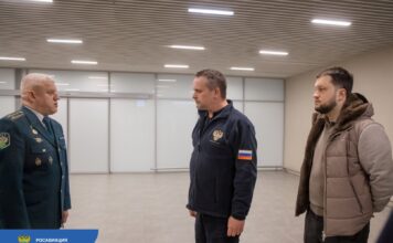 Министр транспорта России и глава Росавиации проверили готовность аэропорта «Платов» к открытию Министр транспорта России и глава Росавиации проверили готовность аэропорта «Платов» к открытию //Фото Министерство транспорта России