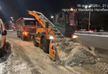 1500 тонн снега вывезли за ночь коммунальные службы в Ростове