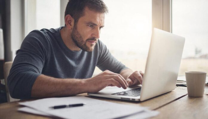 Работа за компьютером //Иллюстрация GigaChat