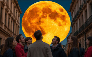 Большая и оранжевая «Голодная Луна» появится над Ростовом ночью 2 февраля