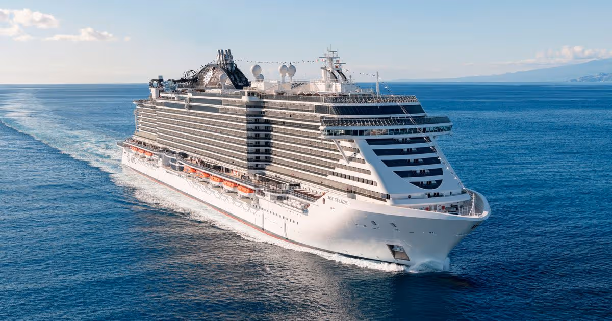 Лайнер MSC //Фото Seaside MSC Cruises